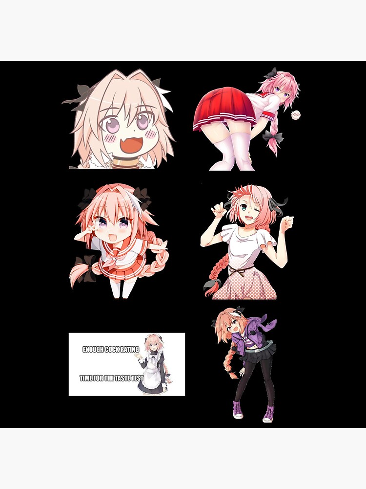 Sale Stickers Fate Astolfo Pack 04 Poster For Sale By Boutaje Redbubble