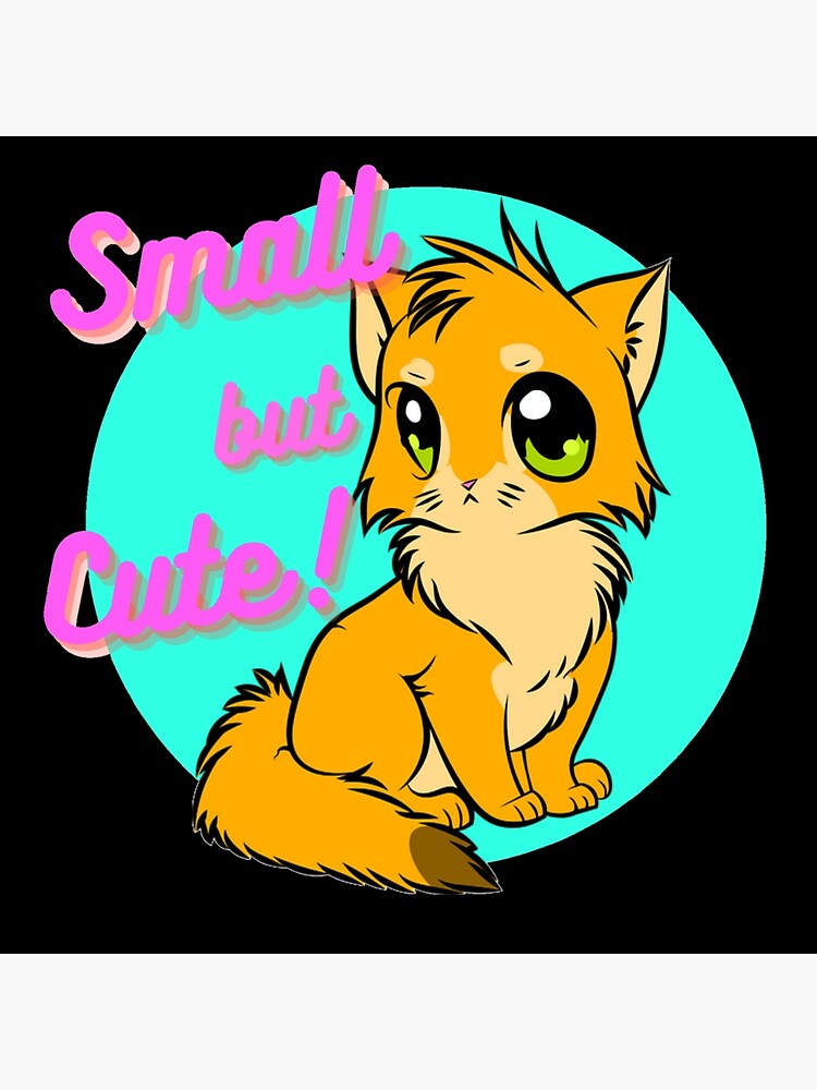 small-but-cute-kitten-meme-poster-for-sale-by-jjmasters-redbubble