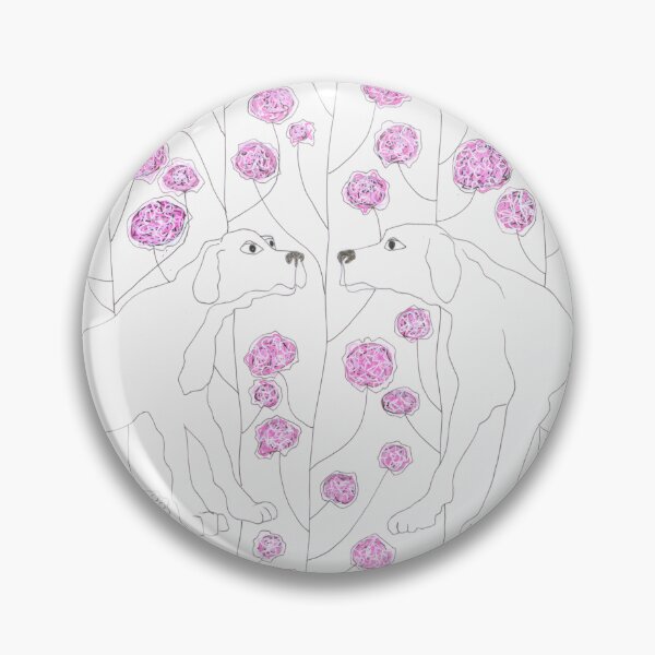 Item preview, Dogs in a rose bed designed and sold by NINIPO.