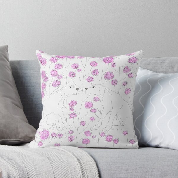 Item preview, Dogs in a rose bed designed and sold by NINIPO.
