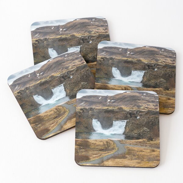 Item preview, Hjalparfoss waterfalls designed and sold by Dave Hare Photography.
