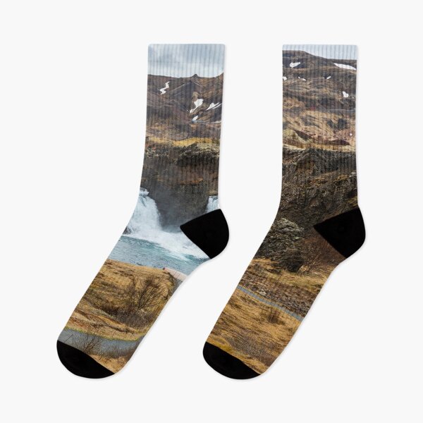 Item preview, Hjalparfoss waterfalls designed and sold by Dave Hare Photography.