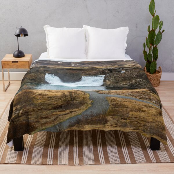 Item preview, Hjalparfoss waterfalls designed and sold by Dave Hare Photography.