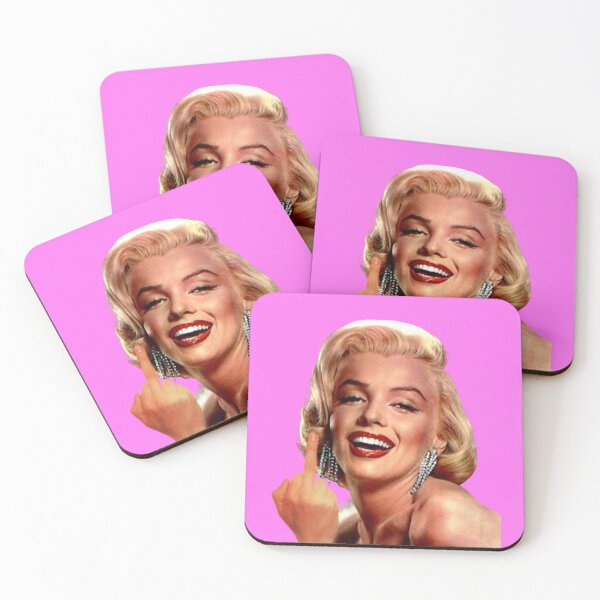 Item preview, Merilyn Monroe Funny Middle Finger Poster designed and sold by Teetans.