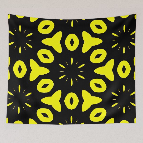Item preview, Yellow drowning in Black abstract by code03 designed and sold by Code03.