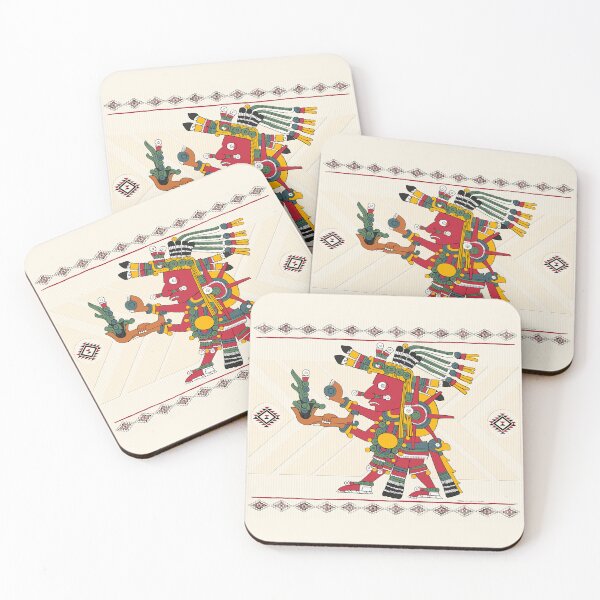 Item preview, Tonatiuh Aztec Warrior Sun God Art Board designed and sold by Aztectees.