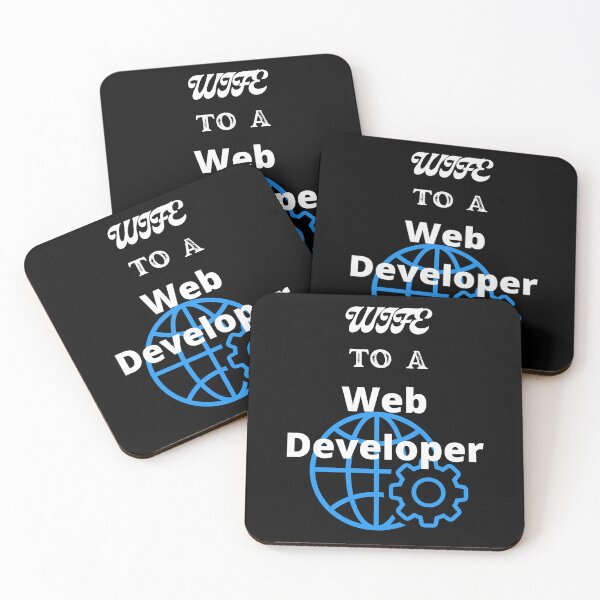 Item preview, Wife To A Web Developer designed and sold by SolSel ⭐⭐⭐⭐⭐.