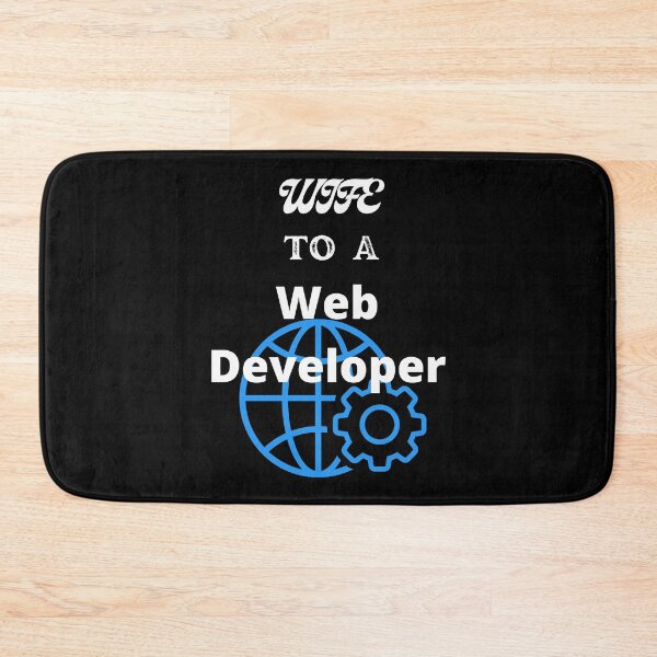 Item preview, Wife To A Web Developer designed and sold by SolSel ⭐⭐⭐⭐⭐.