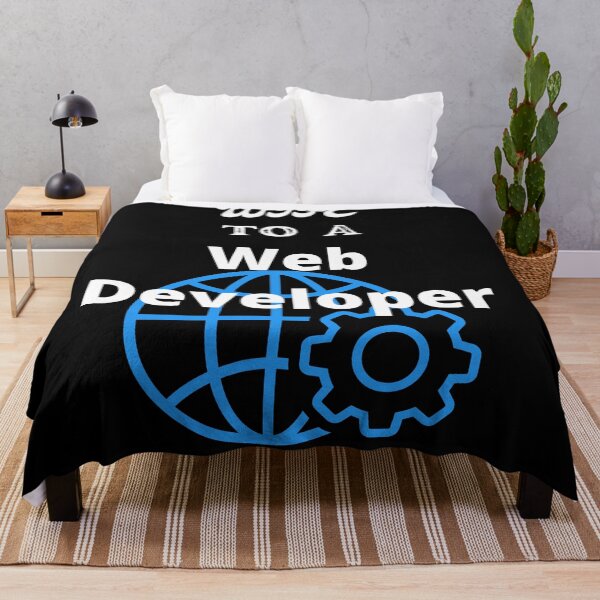Item preview, Wife To A Web Developer designed and sold by SolSel ⭐⭐⭐⭐⭐.