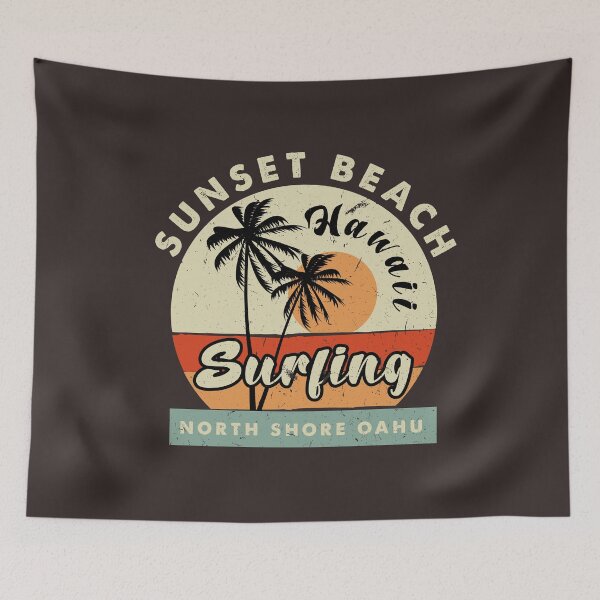 Item preview, Sunset Beach Hawaii Surfing designed and sold by RED FIR.