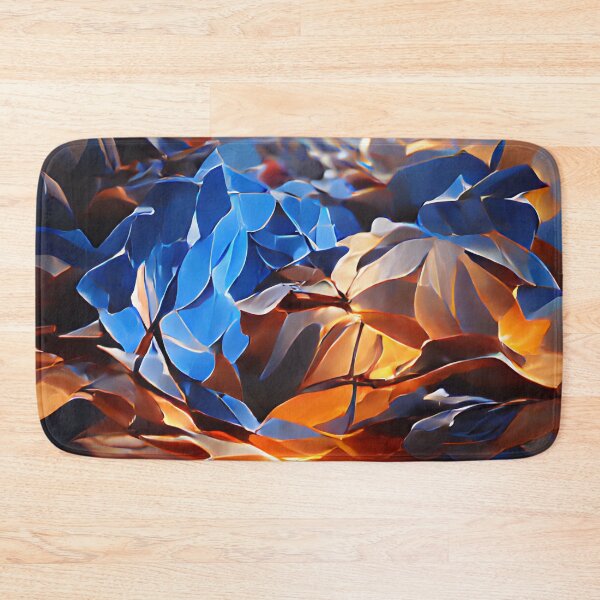 Item preview, Warm Leaves In Glowing Light designed and sold by AlexAIartstudio.