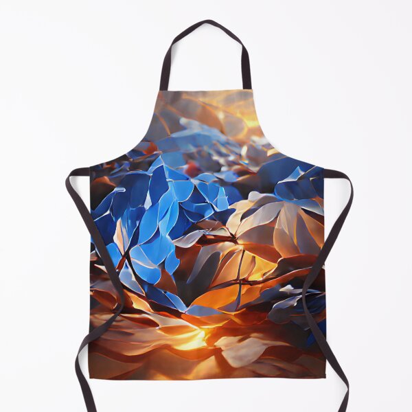 Item preview, Warm Leaves In Glowing Light designed and sold by AlexAIartstudio.
