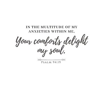Your Comfort Delights My Soul {Tote Bag} Your Comfort Delights My Soul {Tote Bag}