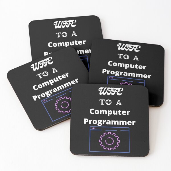 Item preview, Wife To A Computer Programmer designed and sold by SolSel ⭐⭐⭐⭐⭐.