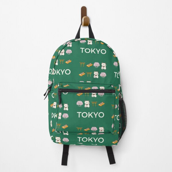 Item preview, Tokyo Retro Green Illustration designed and sold by Magic Love Art Print.