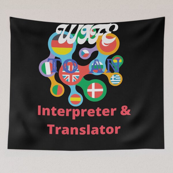 Item preview, Wife To A Interpreter And Translator designed and sold by SolSel ⭐⭐⭐⭐⭐.