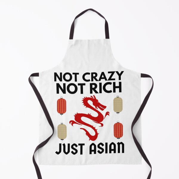Aperçu de l'œuvre Pas fou pas riche juste asiatique drôle dragon créée et vendue par Printshac.