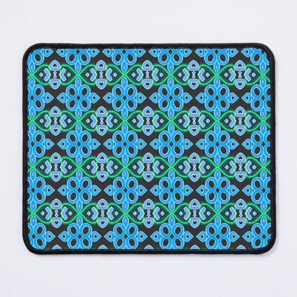Item preview, Blue, green and black lyrical abstraction by Code03. designed and sold by Code03.