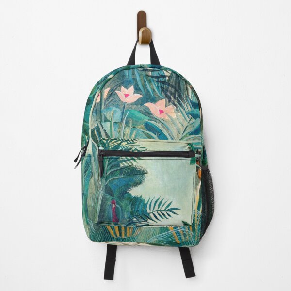 Item preview, Wildlife in Tropical Jungle Painting designed and sold by VintageArchive.