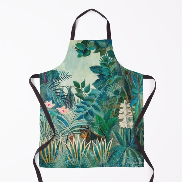 Item preview, Wildlife in Tropical Jungle Painting designed and sold by VintageArchive.