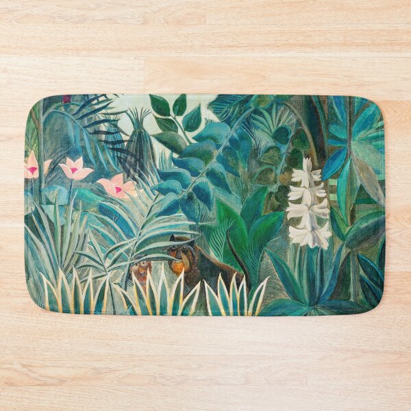 Item preview, Wildlife in Tropical Jungle Painting designed and sold by VintageArchive.