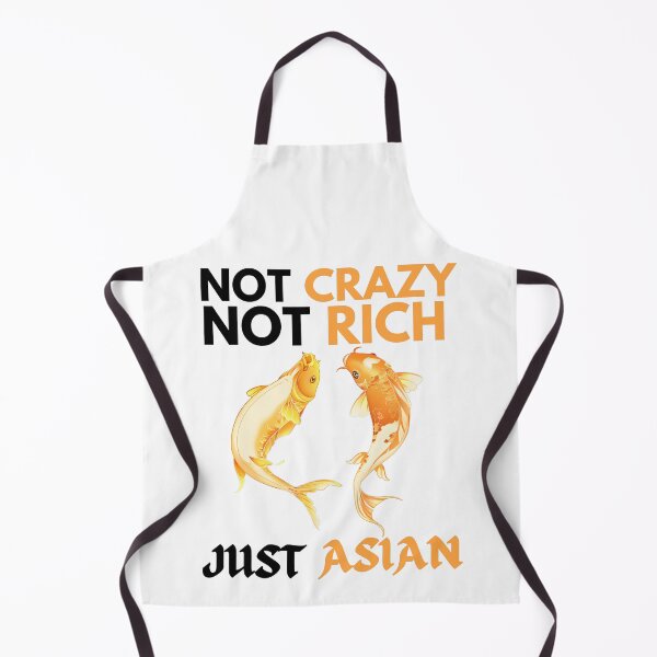 Aperçu de l'œuvre Pas fou pas riche juste asiatique drôle Koi Karps créée et vendue par Printshac.