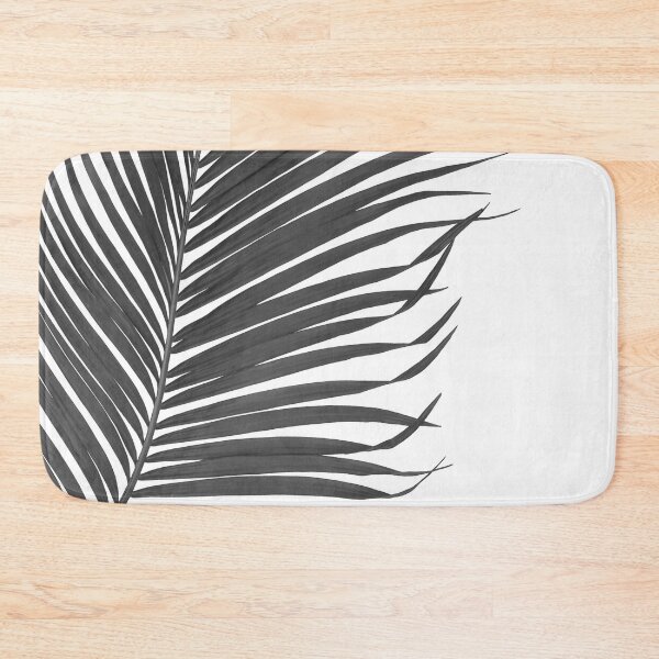 Item preview, Black Palm Leaf Close up Silhouette Tropical Boho  designed and sold by Tropical Arts.