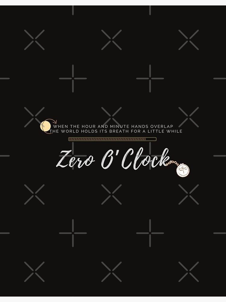 BTS Zero O'clock Lyrics Beautiful Quote Wall Art 