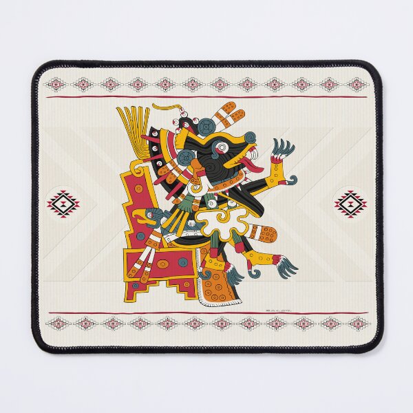 Item preview, Xolotl Aztec God of Fire and Lightning Art Board designed and sold by Aztectees.