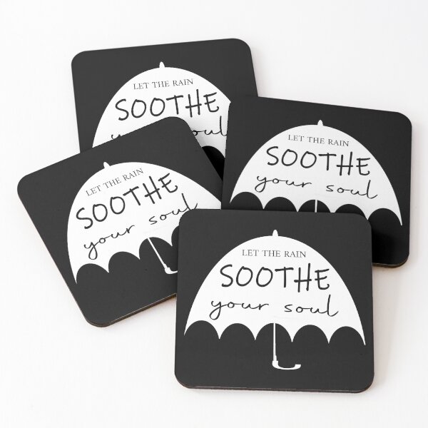 Item preview, Let it rain 4 (black) designed and sold by Nikmay Design.