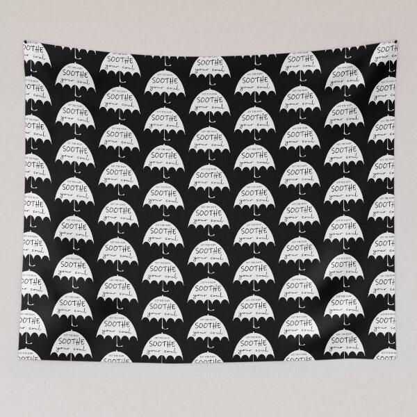 Item preview, Let it rain 4 (black) designed and sold by Nikmay Design.