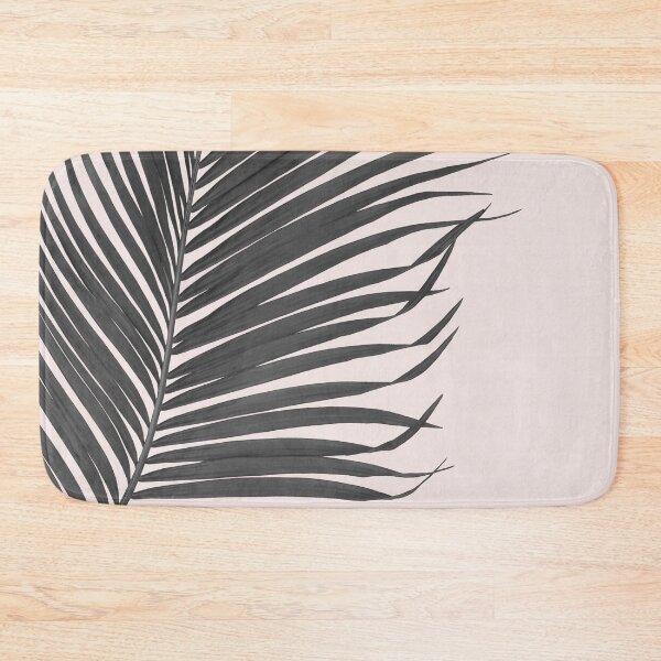 Item preview, Beige Black Palm Leaf Close up Silhouette Tropical Boho  designed and sold by Tropical Arts.