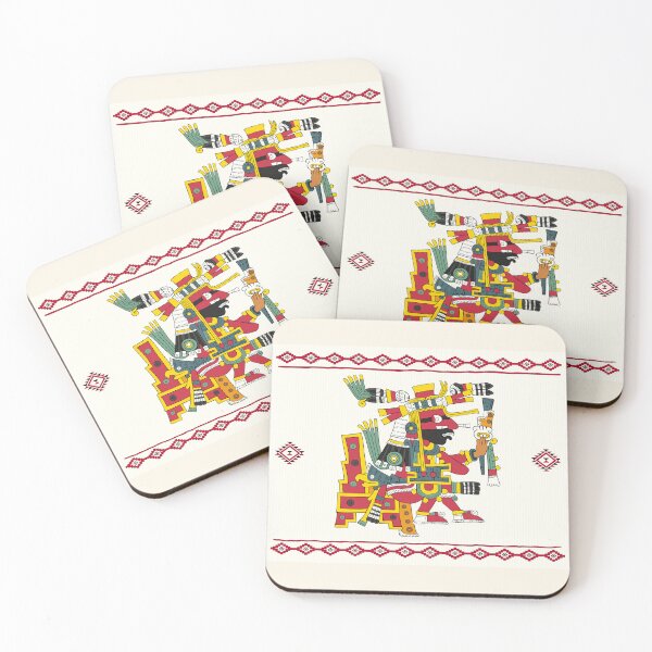 Item preview, Xiuhtecuhtli Aztec Father of the Gods Art Board designed and sold by Aztectees.