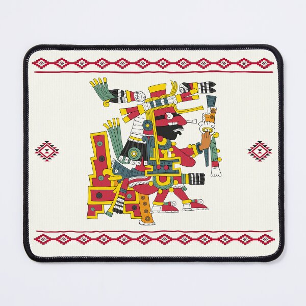 Item preview, Xiuhtecuhtli Aztec Father of the Gods Art Board designed and sold by Aztectees.