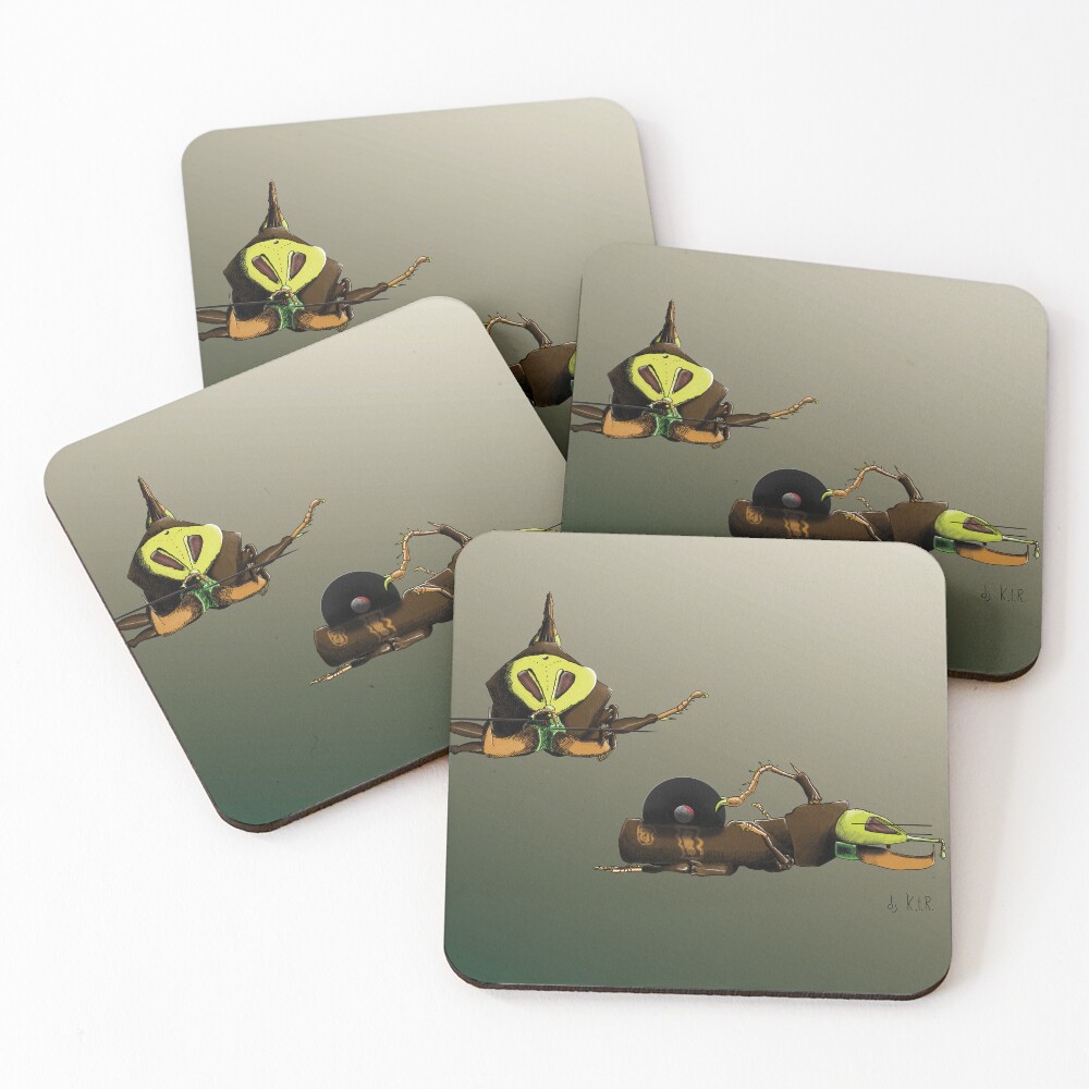 Item preview, Coasters (Set of 4) designed and sold by dj-KIR.