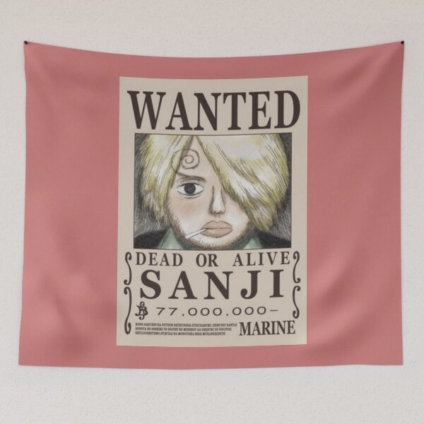 Item preview, Sanji first wanted poster133 designed and sold by BernieGrant.