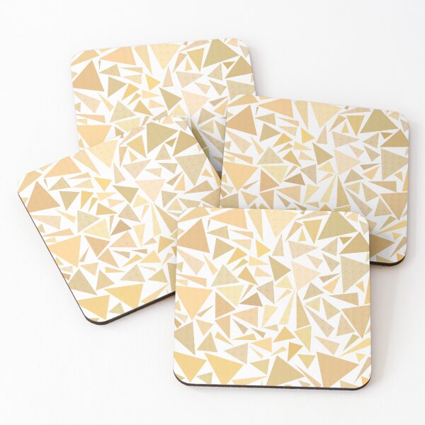 Item preview, Abstract gold triangle shapes seamless pattern designed and sold by Grégory DUBUS.