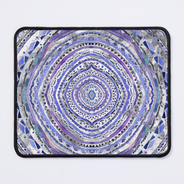 Item preview, PURPLE & GREY MANDALA MARBLING designed and sold by TigaTiga.