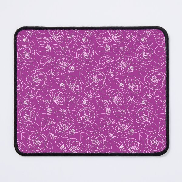 Item preview, Purple Camelia flower pattern designed and sold by CheekyColours.