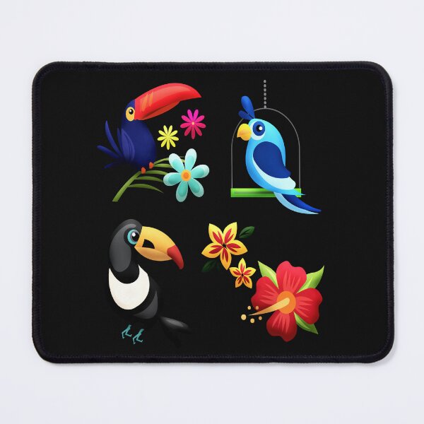 Item preview, Birds of a feather and a flower designed and sold by rocklegends99.