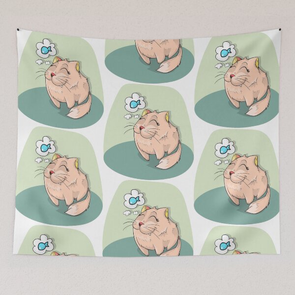 Item preview, Cat Thinking About Fish designed and sold by theredsharp.