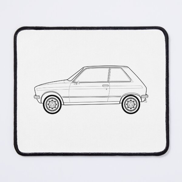 Item preview, Citron LN Classic Car Outline Artwork designed and sold by RJWautographics.