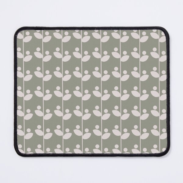 Item preview, Cute Minimalist Retro Leaves Pattern, Mid Century Modern Leaves Sage Green designed and sold by scorpiolane.