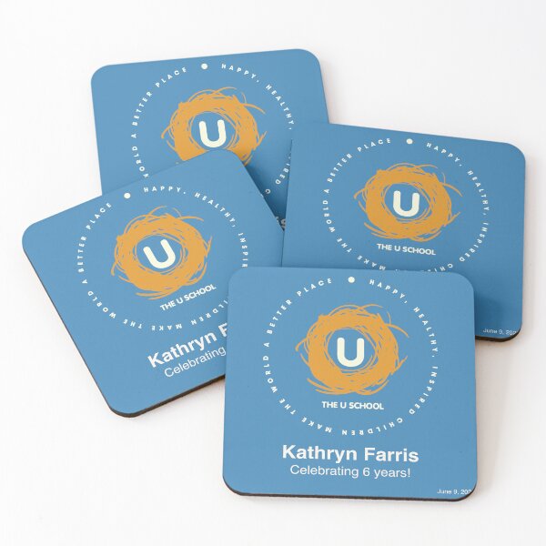 Staff Award 6 years Coasters (Set of 4)
