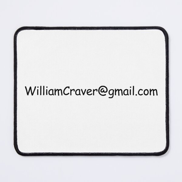 Item preview, William Craver Gmail designed and sold by TooningAround.