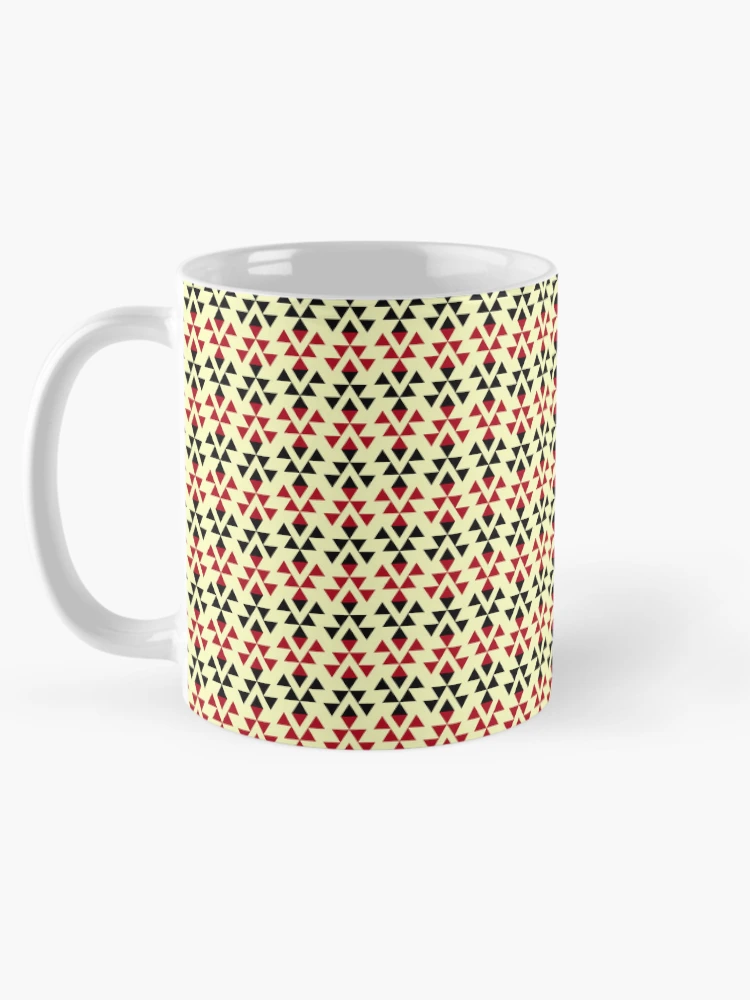 Thumbnail 5 of 6, Coffee Mug, Aztec Triangular Repeating Pattern - Fine designed and sold by Aztectees.