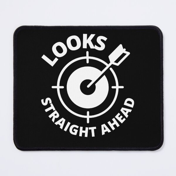 Item preview, Looks Straight Ahead (White) designed and sold by Printshac.