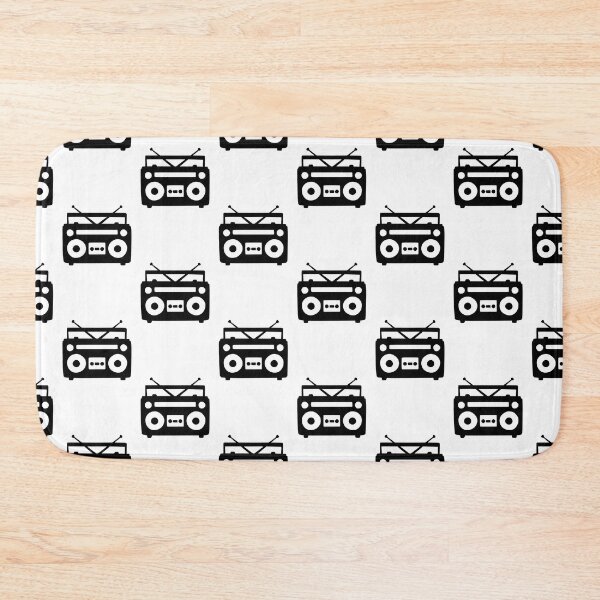 Item preview, Simple Boombox Ghetto Blaster - Black designed and sold by tapeisdamessage.