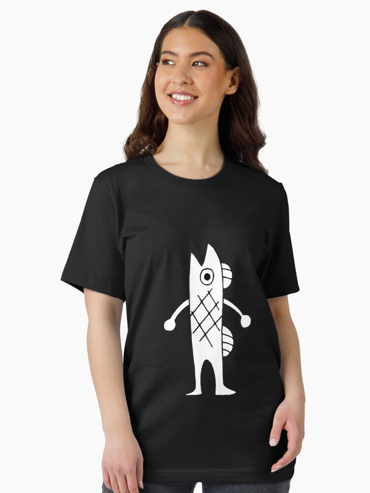 Thumbnail 2 of 7, Essential T-Shirt, Luffy's Merman drawing from One Piece anime designed and sold by RolandMills.