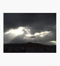 cloud burst Photographic Print